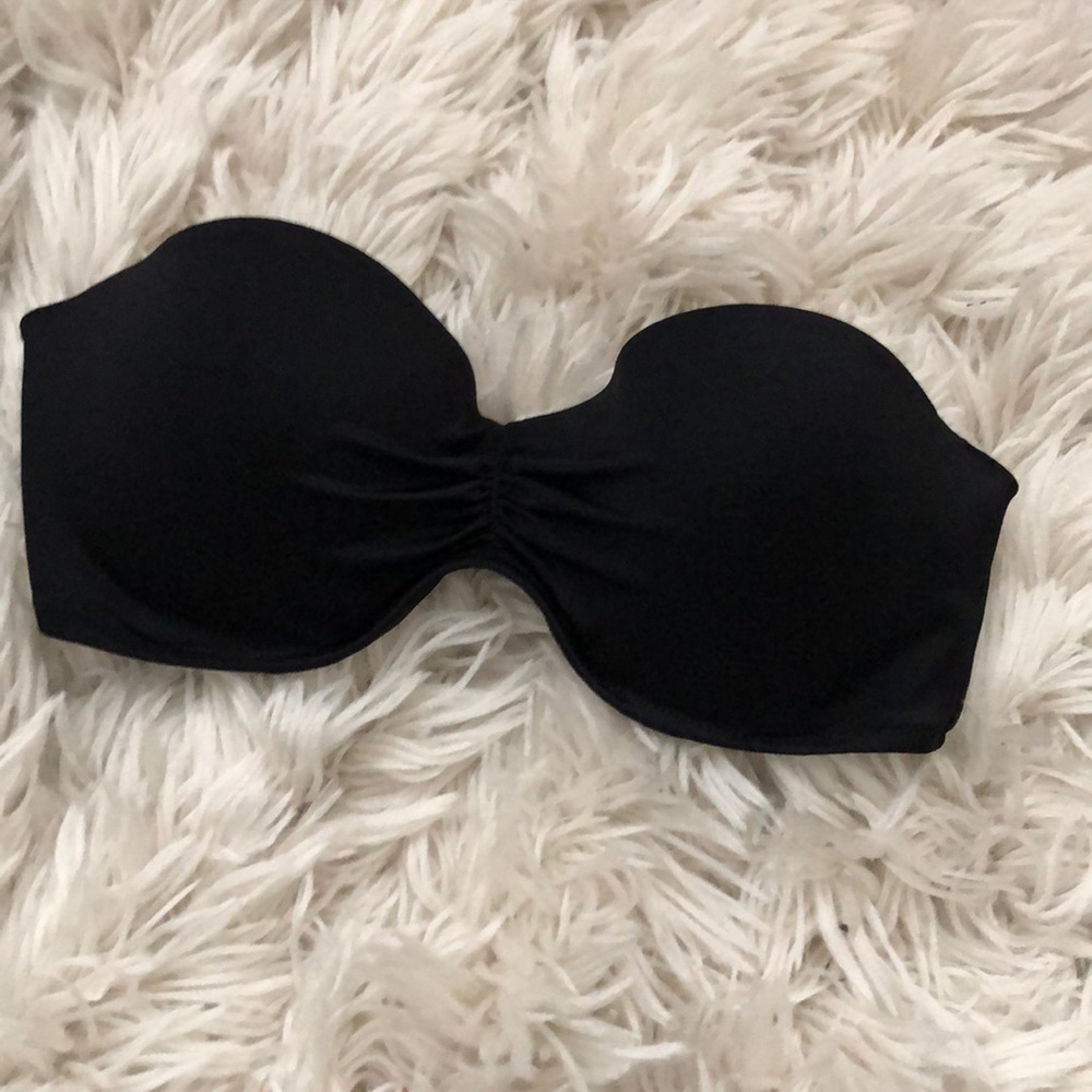Victoria secret black swimsuit top . Size 32D